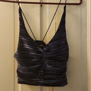 urban outfitters velvet tank
